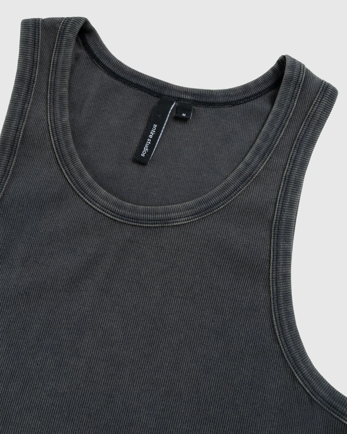 Entire Studios – Rib Tank Washed Black 5 Entire Studios – Rib Tank Washed Black - Image 5