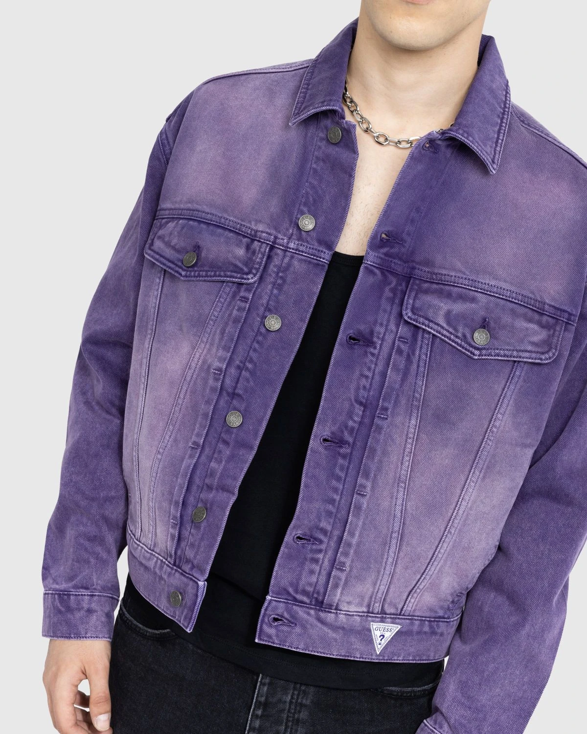 Guess USA – Vintage Denim Jacket Purple 4 Guess USA – Vintage Denim Jacket Purple - Image 4