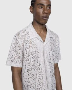 Guess USA – Lace Camp Shirt Off White -Acne Studios Clothing Guess shirt white 11 bxbc229F