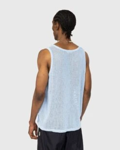 Highsnobiety – Cotton Mesh Knit Tank Top Blue -Acne Studios Clothing HS05 0359 9WGlAO4p