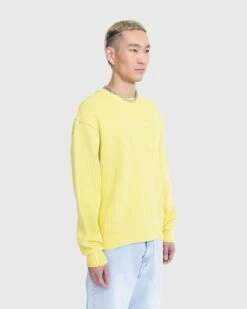 Highsnobiety – Pigment Dyed Loose Knit Sweater Yellow -Acne Studios Clothing HS05 Drop25670 y3bFTw9g