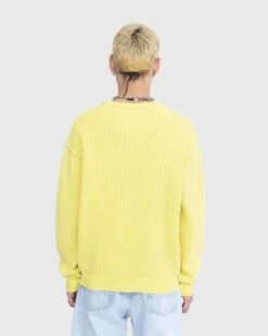 Highsnobiety – Pigment Dyed Loose Knit Sweater Yellow -Acne Studios Clothing HS05 Drop25672 eBNmeiXJ