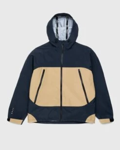 Highsnobiety – 3 Layer Nylon Jacket Navy/Beige