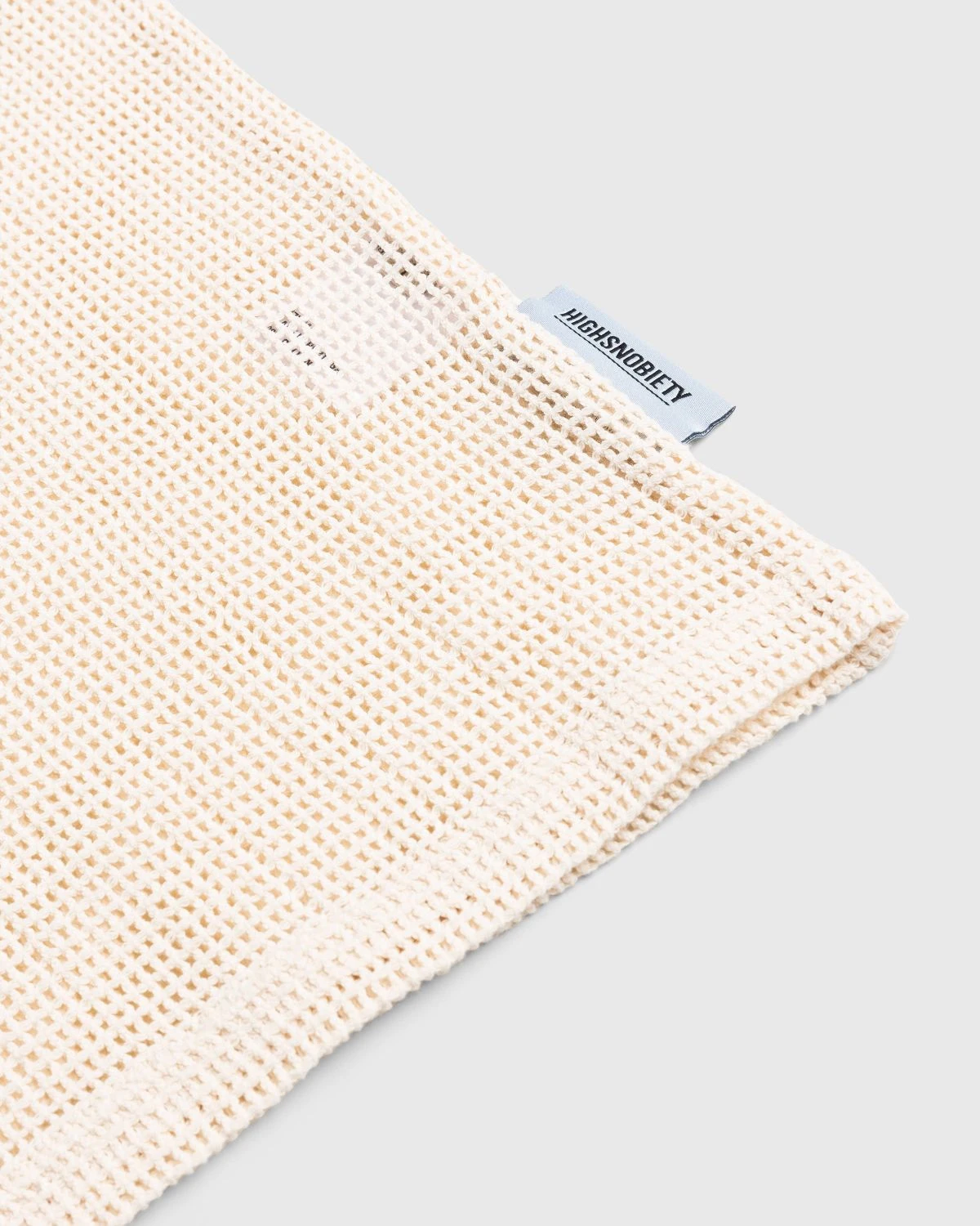 Highsnobiety – Cotton Mesh Knit Tank Top Eggshell 7 Highsnobiety – Cotton Mesh Knit Tank Top Eggshell - Image 7