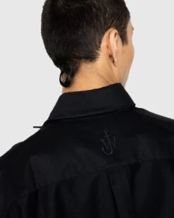 J.W. Anderson – Contrast Patch Pocket Oversized Shirt Navy Blue -Acne Studios Clothing JW Anderson Shirt Bl b ow9Ml6