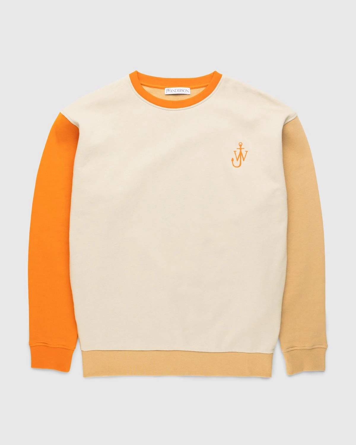 J.W. Anderson – Color Block Sweatshirt Beige 1 J.W. Anderson – Color Block Sweatshirt Beige