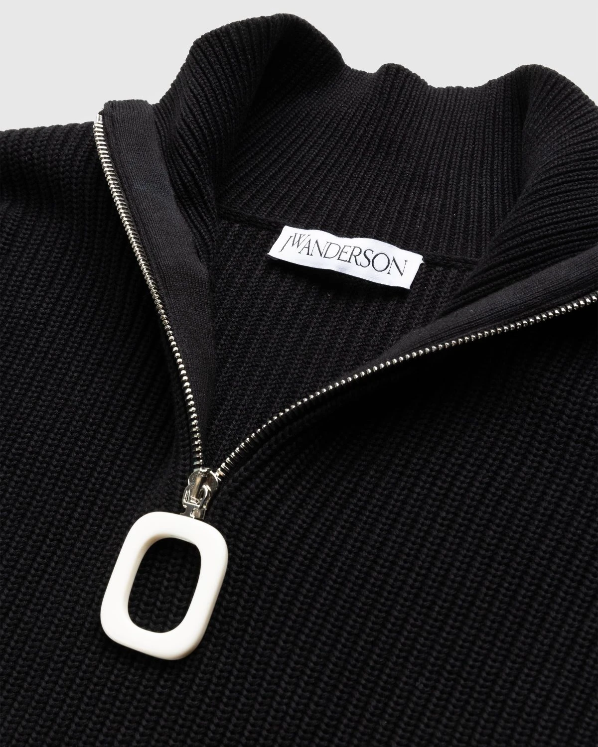 J.W. Anderson – Half Zip Jumper Black 5 J.W. Anderson – Half Zip Jumper Black - Image 5