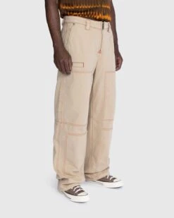 JACQUEMUS – Le De Nimes Cargo Beige/Terracotta -Acne Studios Clothing Jacquemus Trousers B jnK9B7zY