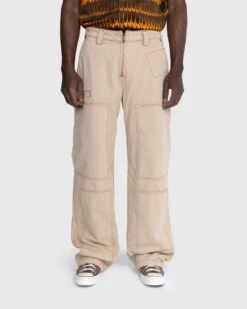 JACQUEMUS – Le De Nimes Cargo Beige/Terracotta -Acne Studios Clothing Jacquemus Trousers B mp6yF08P