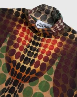 Jean Paul Gaultier – High Neck Longsleeve Top Orange -Acne Studios Clothing Jean Paul Gaultier 2 gqiQstBU