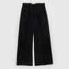 Jean Paul Gaultier – Felted Wool Suit Pants Dark Grey