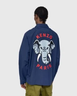 Kenzo – Elephant Coach Jacket Midnight Blue -Acne Studios Clothing Kenzo 0241 Lu4tAJjJ