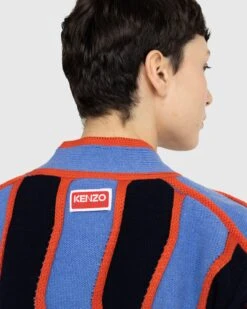 Kenzo – Wavy Stripe Cardigan -Acne Studios Clothing Kenzo Sweater Blue R 6aPxOI81