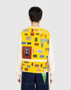 Kenzo – ‘Archives Labels’ Vest -Acne Studios Clothing Kenzo Vest Yellow 49 jW5S6u6L