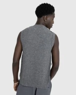 Maison Margiela – Distressed Wool Sweater Vest Multi -Acne Studios Clothing MaisonMargiela vest uDFz2X3O