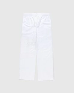 Marine Serre – Regenerated Household Linen Pajama Pants White