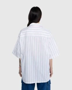Marni – Striped Button-Up Shirt White -Acne Studios Clothing Marni Shirt Stripped UMcpq3R6