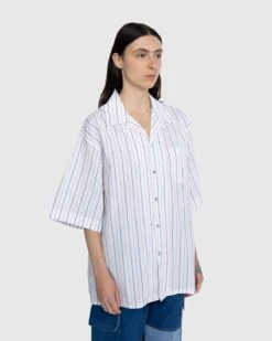 Marni – Striped Button-Up Shirt White -Acne Studios Clothing Marni Shirt Stripped Zblg33Pi