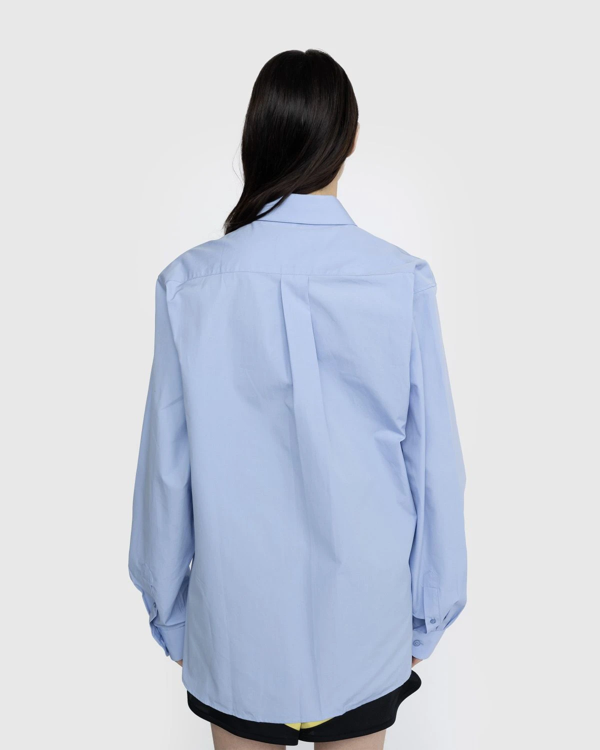 Martine Rose – Wrap Shirt Blue 3 Martine Rose – Wrap Shirt Blue - Image 3