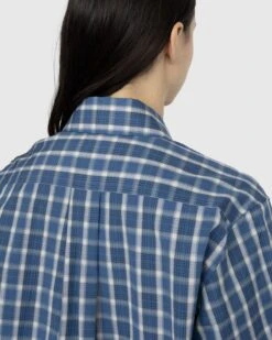 Martine Rose – Classic Check Button-Down Shirt Blue -Acne Studios Clothing MartineRose shirt 08 fzPUdb9c