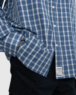Martine Rose – Classic Check Button-Down Shirt Blue -Acne Studios Clothing MartineRose shirt 08 gwp5H8jQ