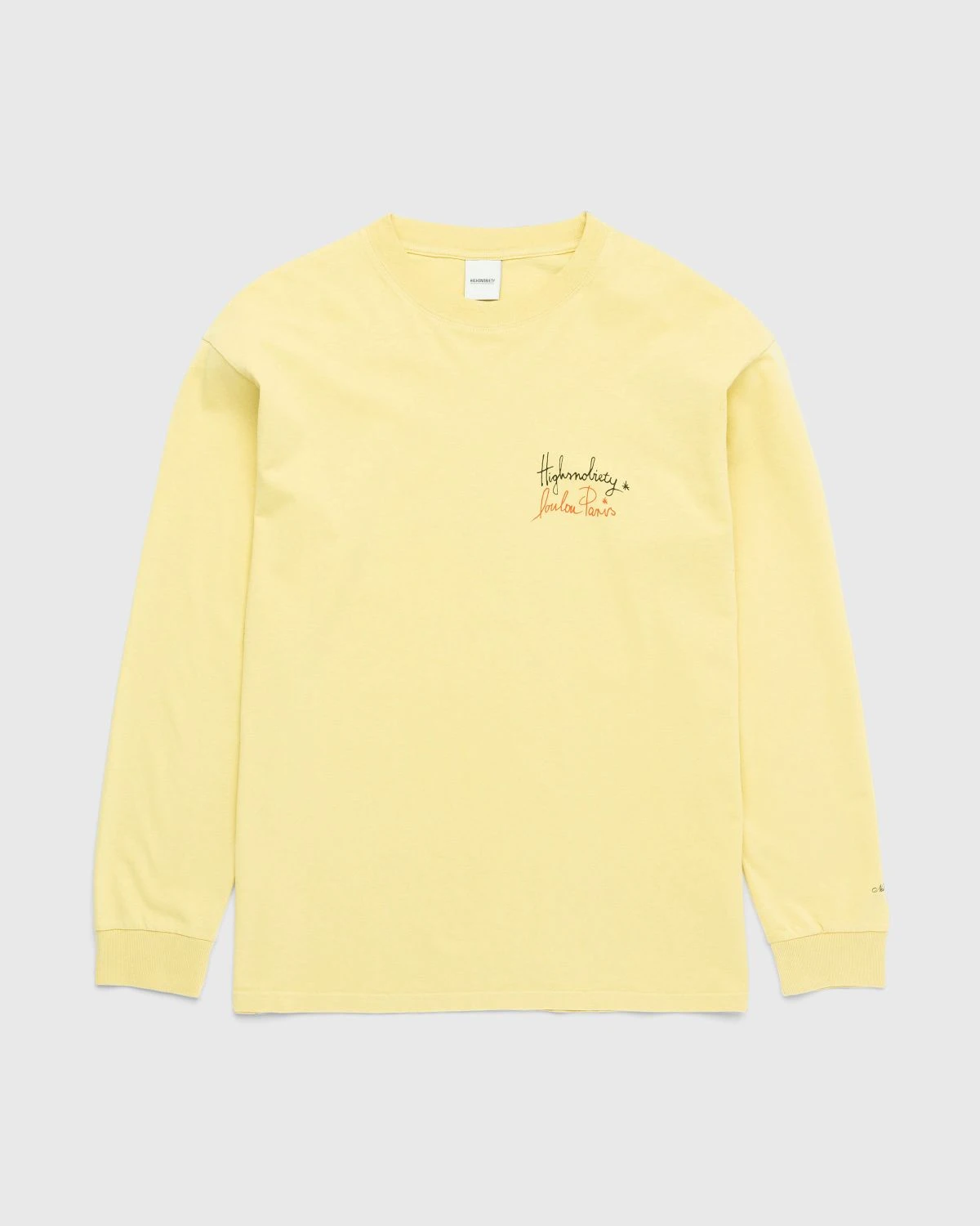 Loulou Paris X Highsnobiety – Long Sleeve T-Shirt Lemon 2 Loulou Paris X Highsnobiety – Long Sleeve T-Shirt Lemon - Image 2