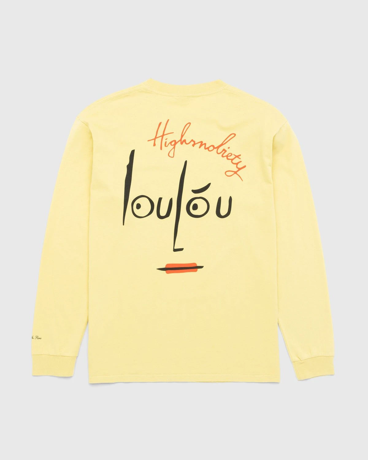 Loulou Paris X Highsnobiety – Long Sleeve T-Shirt Lemon 1 Loulou Paris X Highsnobiety – Long Sleeve T-Shirt Lemon
