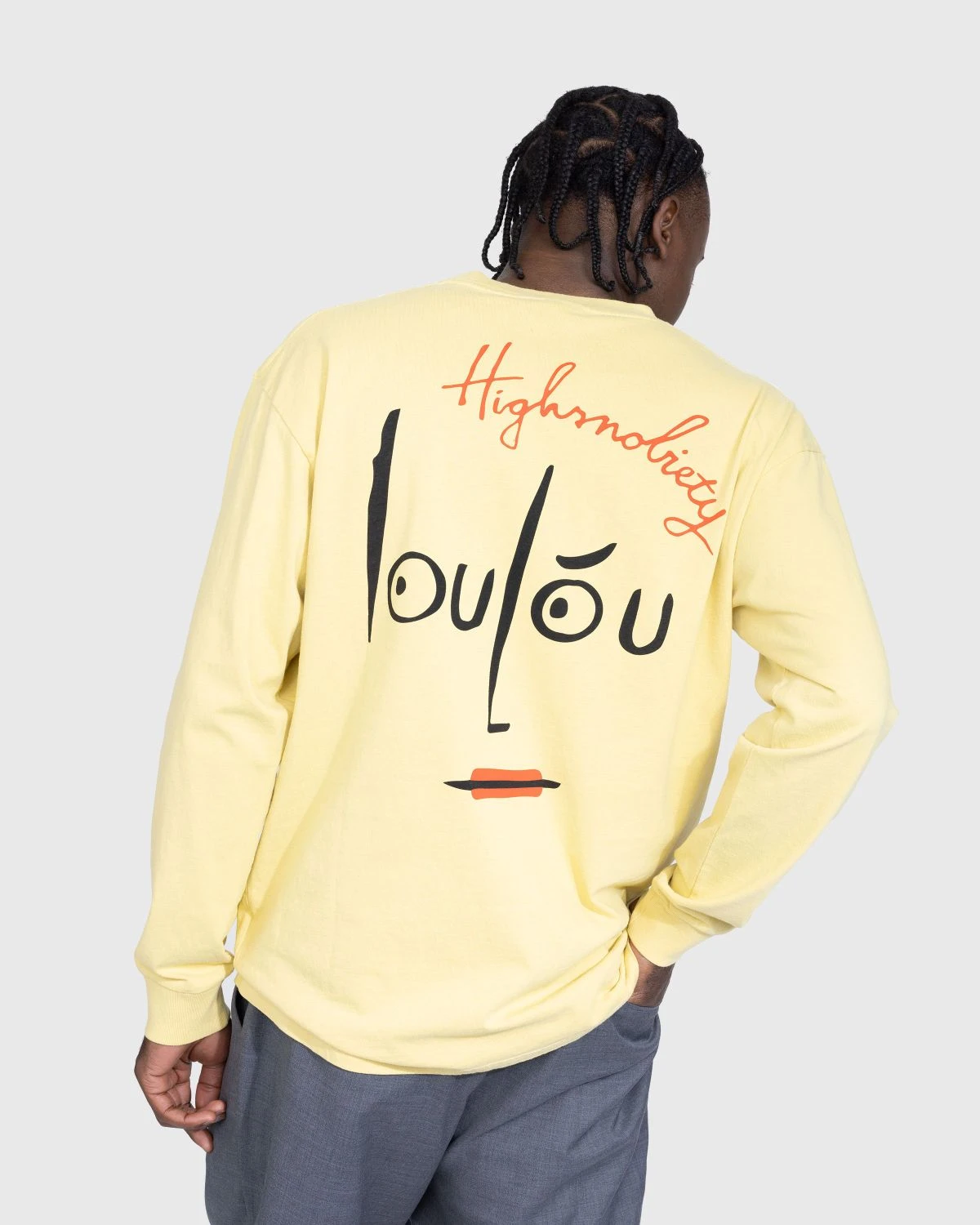 Loulou Paris X Highsnobiety – Long Sleeve T-Shirt Lemon 4 Loulou Paris X Highsnobiety – Long Sleeve T-Shirt Lemon - Image 4