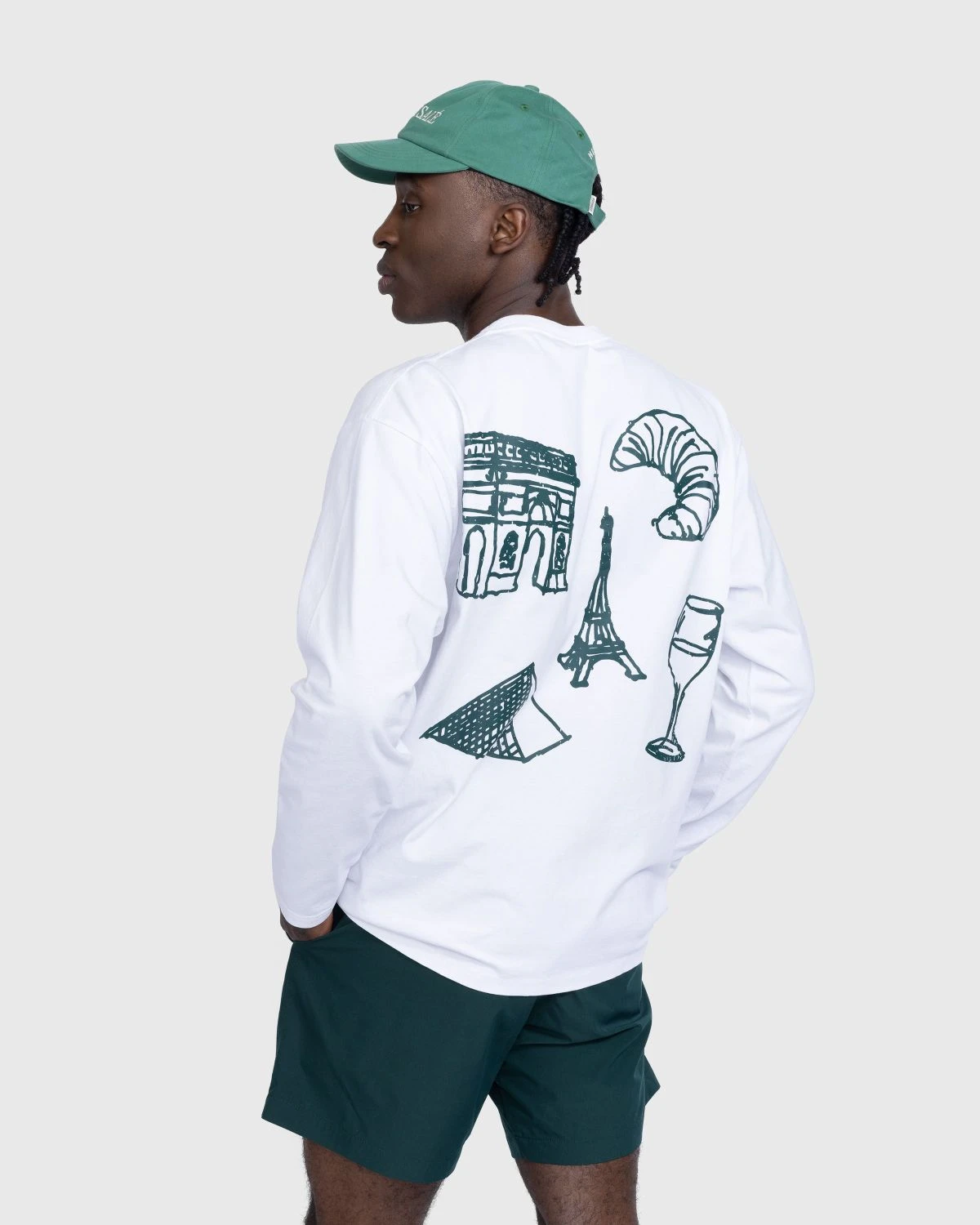 Highsnobiety – Not In Paris 5 Long Sleeve T-Shirt White 4 Highsnobiety – Not In Paris 5 Long Sleeve T-Shirt White - Image 4