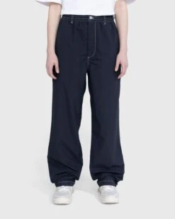 Highsnobiety – Contrast Stitch Pants Navy 6 Highsnobiety – Contrast Stitch Pants Navy -Acne Studios Clothing On Model0932 wcUhLo1q