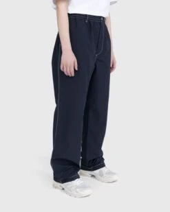 Highsnobiety – Contrast Stitch Pants Navy 8 Highsnobiety – Contrast Stitch Pants Navy -Acne Studios Clothing On Model0934 IFrPhlKO