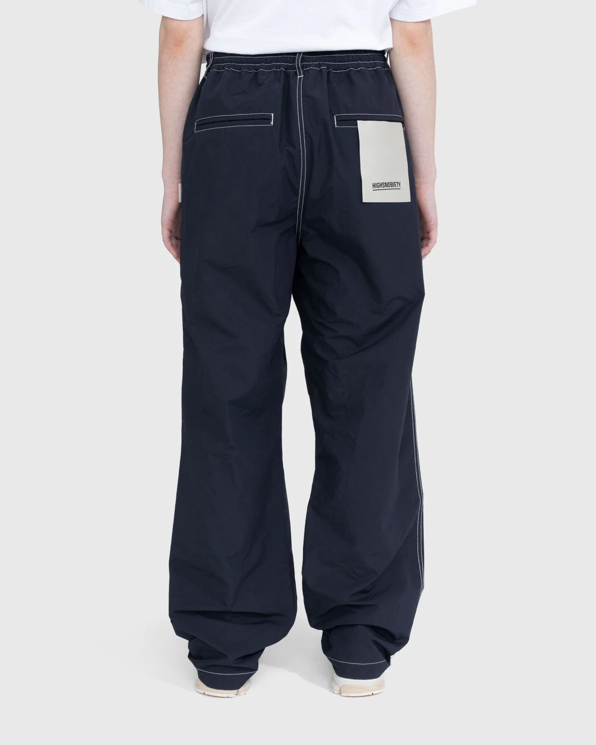 Highsnobiety – Contrast Stitch Pants Navy 5 Highsnobiety – Contrast Stitch Pants Navy - Image 5
