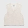 Our Legacy – Intact Vest Raw White Chunky Cotton Rib
