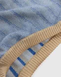 Our Legacy – Knitted Vest Cartoon Static Stripe -Acne Studios Clothing Our Legacy Sweaterve YER85ey