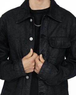 Our Legacy – Rebirth Jacket Waxed Black Denim -Acne Studios Clothing Our20Legacy jacket bl VrKx2RPv