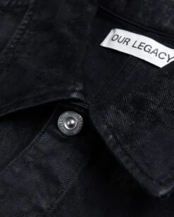 Our Legacy – Rebirth Jacket Waxed Black Denim -Acne Studios Clothing Our20Legacy jacket bl gZlT5MI6