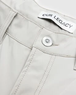 Our Legacy – Formal Cut Dusty White Muted Scuba -Acne Studios Clothing Our20Legacy pant whit rNHgi Bz