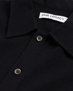 Our Legacy – Isola Shirt Black Sparse Panama Cotton -Acne Studios Clothing Our20Legacy shirt bla Pz1YMckw