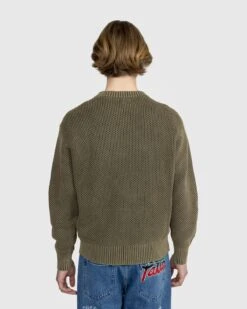 Patta – Honeycomb Knitted Sweater -Acne Studios Clothing Patta Sweater Green 1m9IPuho