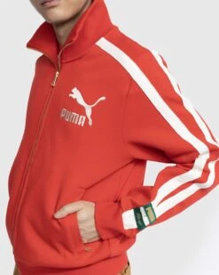 Puma X Rhuigi – T7 Track Top Red -Acne Studios Clothing Puma tracktop red 05 GAzID5w