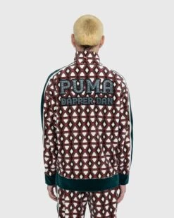 Puma X Dapper Dan – T7 Track Jacket Birch Brown -Acne Studios Clothing Puma DapperDan 0238 oJhER2TP