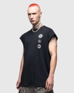 ACRONYM – S25-PR-C Pima Cotton Sleeveless T-Shirt Black -Acne Studios Clothing S25 PR C 1341 a7MXetLp