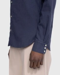 Stockholm Surfboard Club – Western Button-Up Shirt Faded Navy -Acne Studios Clothing Stockholm Surf Club 7OZFiFHj