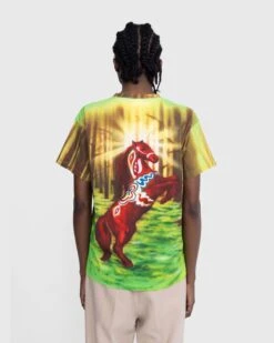 Stockholm Surfboard Club – Horse Airbrush T-Shirt Multi -Acne Studios Clothing Stockholm Surf Club UJ7kItS3