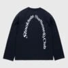 Stockholm Surfboard Club – Logo Longsleeve Black