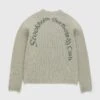 Stockholm Surfboard Club – Knit Wool Crewneck Sweater Sage