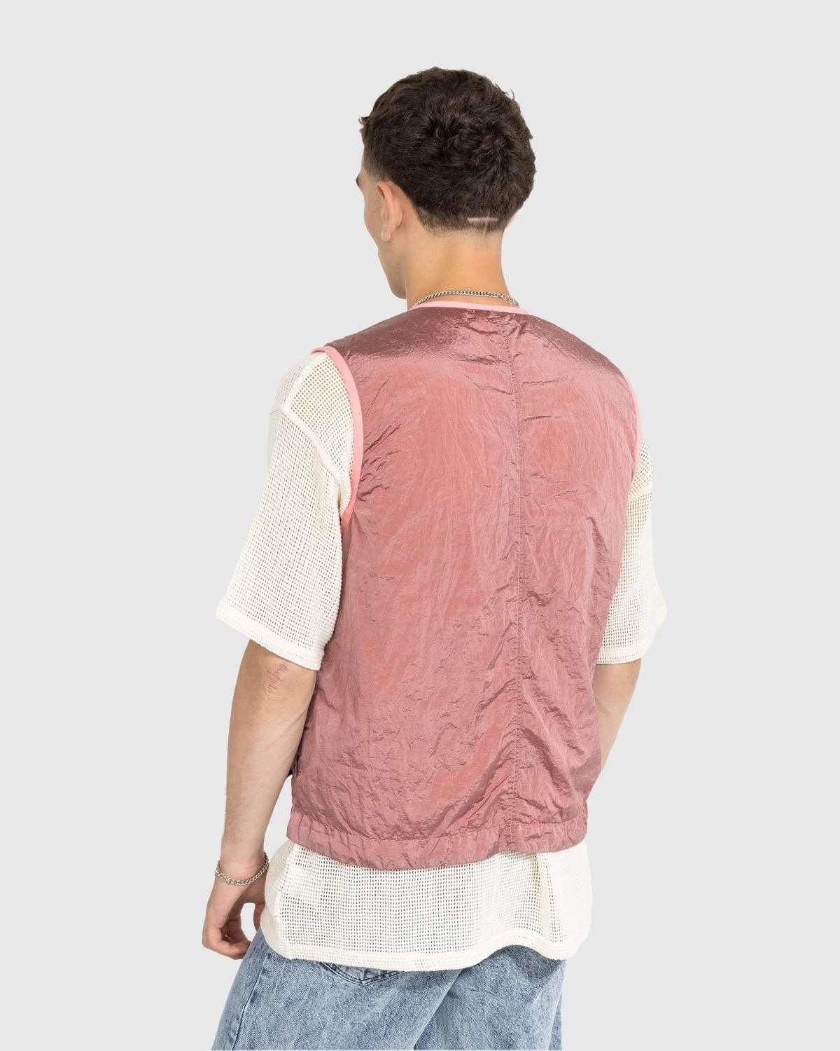 Stone Island – Giubbotto S/Maniche Pink 7815G0619 3 Stone Island – Giubbotto S/Maniche Pink 7815G0619 - Image 3