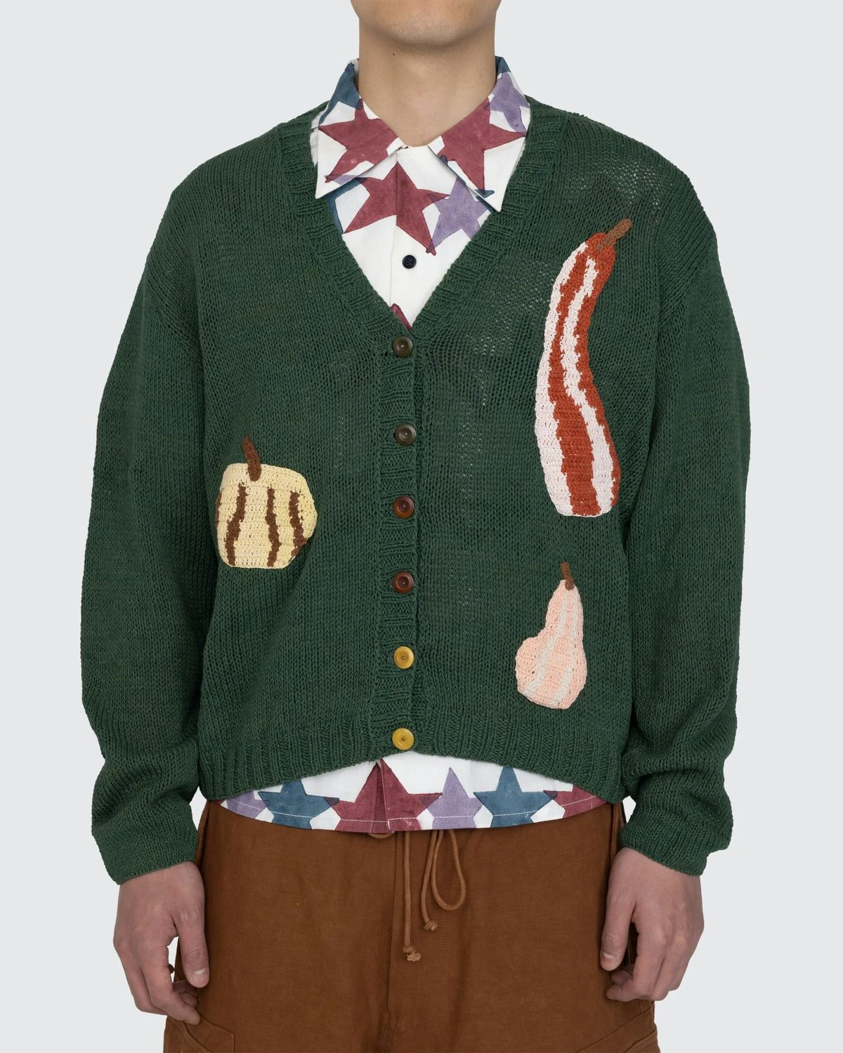 Story Mfg. – Twinsun Cardigan Squash Green 2 Story Mfg. – Twinsun Cardigan Squash Green - Image 2