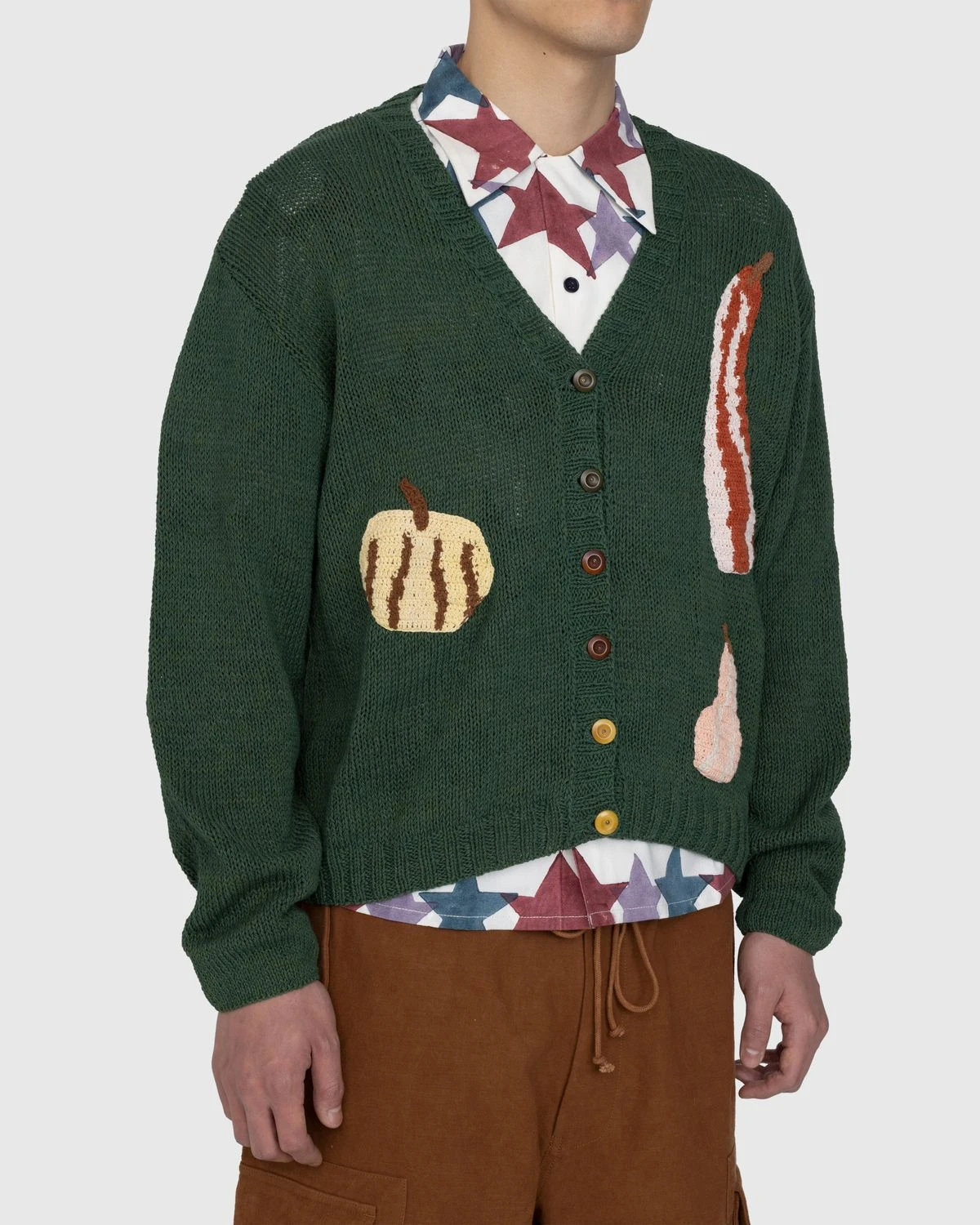 Story Mfg. – Twinsun Cardigan Squash Green 3 Story Mfg. – Twinsun Cardigan Squash Green - Image 3