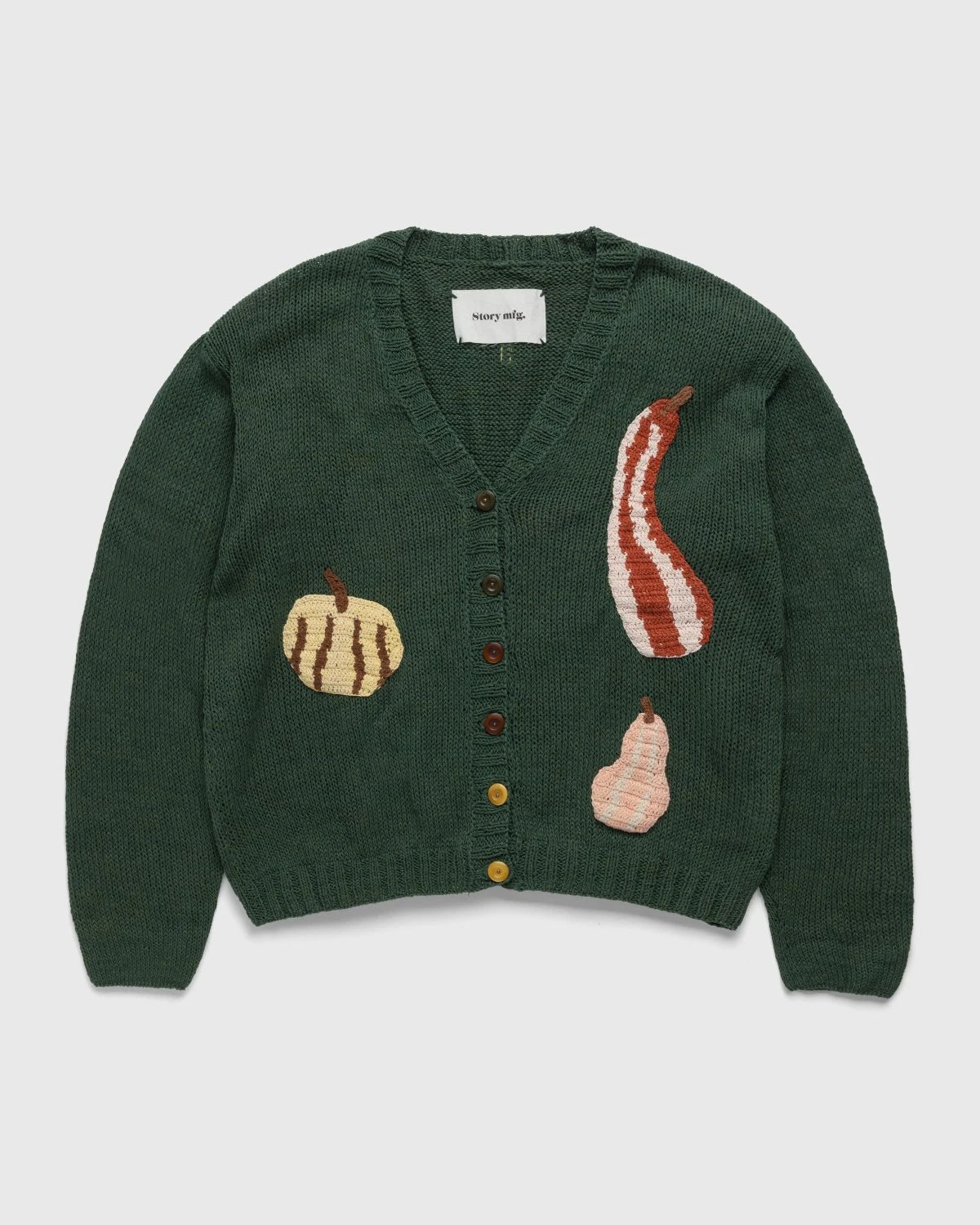 Story Mfg. – Twinsun Cardigan Squash Green 1 Story Mfg. – Twinsun Cardigan Squash Green